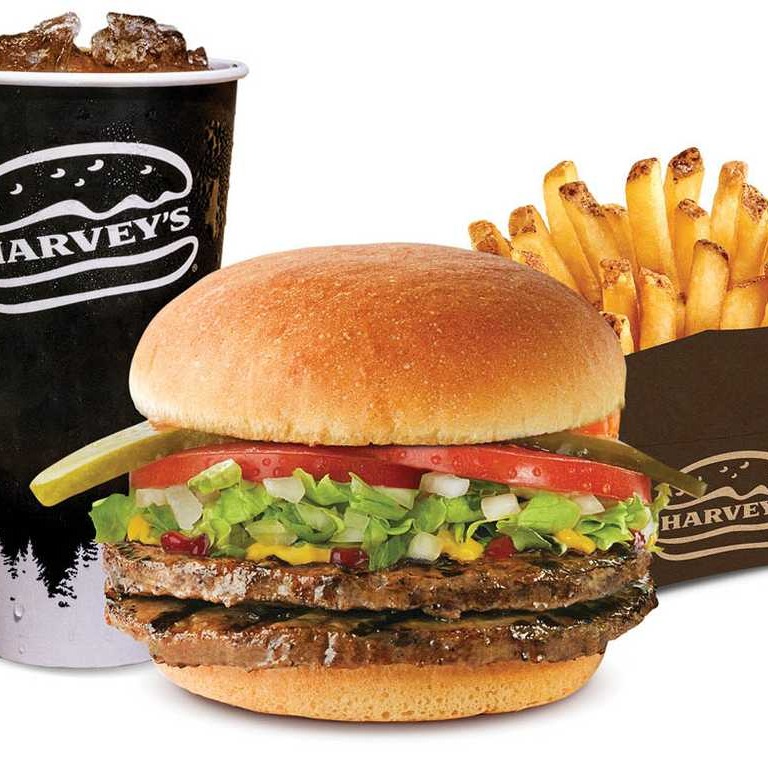 Double Jr. Burger Combo » Harvey's